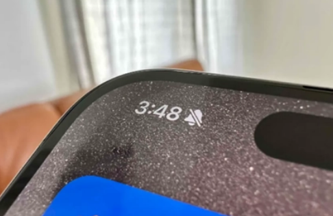 兴山苹果15pro维修站分享如何隐藏iPhone15Pro上静音铃声图标 